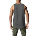 thumbnail image 4 of Sngxgn Men's Workout Tank Tops Gym Tanks Activewear Sleeveless T Shirts(Grey,M), 4 of 4