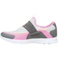 thumbnail image 3 of Vionic Women's Brisk Vayda Slip-on Active Sneakers - Supportive Walking Sneakers That Include Three-Zone Comfort with Orthotic Insole Arch Support, Medium and Wide Widths 6 Grey and Pink, 3 of 6