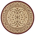 thumbnail image 2 of Great American Distributors Classic Collection Area Rug, Cream/Red, 2 of 4