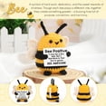 thumbnail image 2 of Handmade Crochet Bee Positive Gifts for Women -  Doll with Inspirational Messages, Perfect for Birthday, Mother's Day, Teacher Appreciation Present for Her, 2 of 5