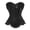 Black, variant on Corset Top Bustier Lace up Plus Size Gothic Ladies Basques Halloween Women Black Pink 3XL