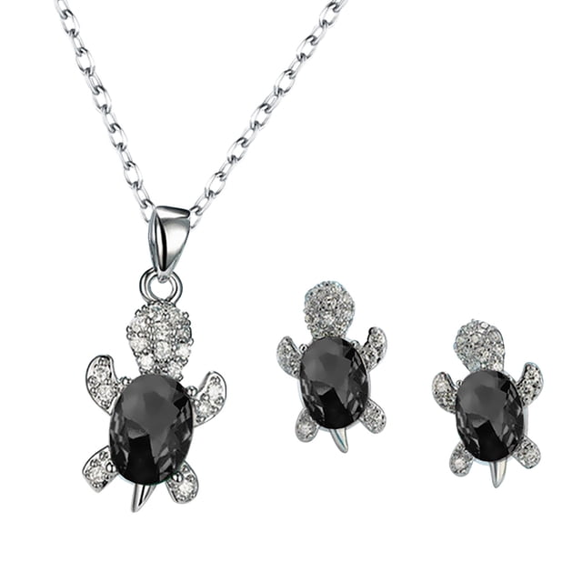 GUANGHONG Animal Jewelry Ornament Necklace Set Turtle Earrings Series Jewelry Sets
