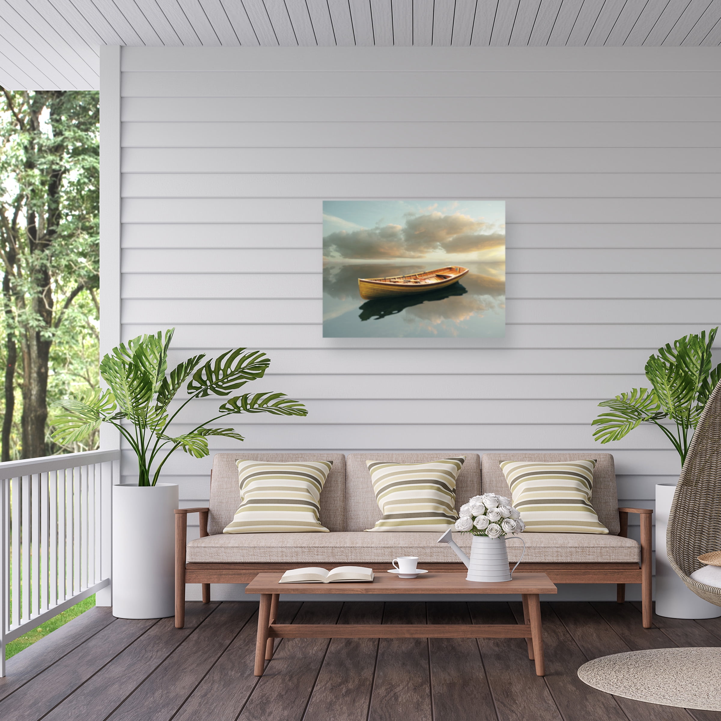 Carlos Casamayor 'Time Out 2' Outdoor Canvas 35x47