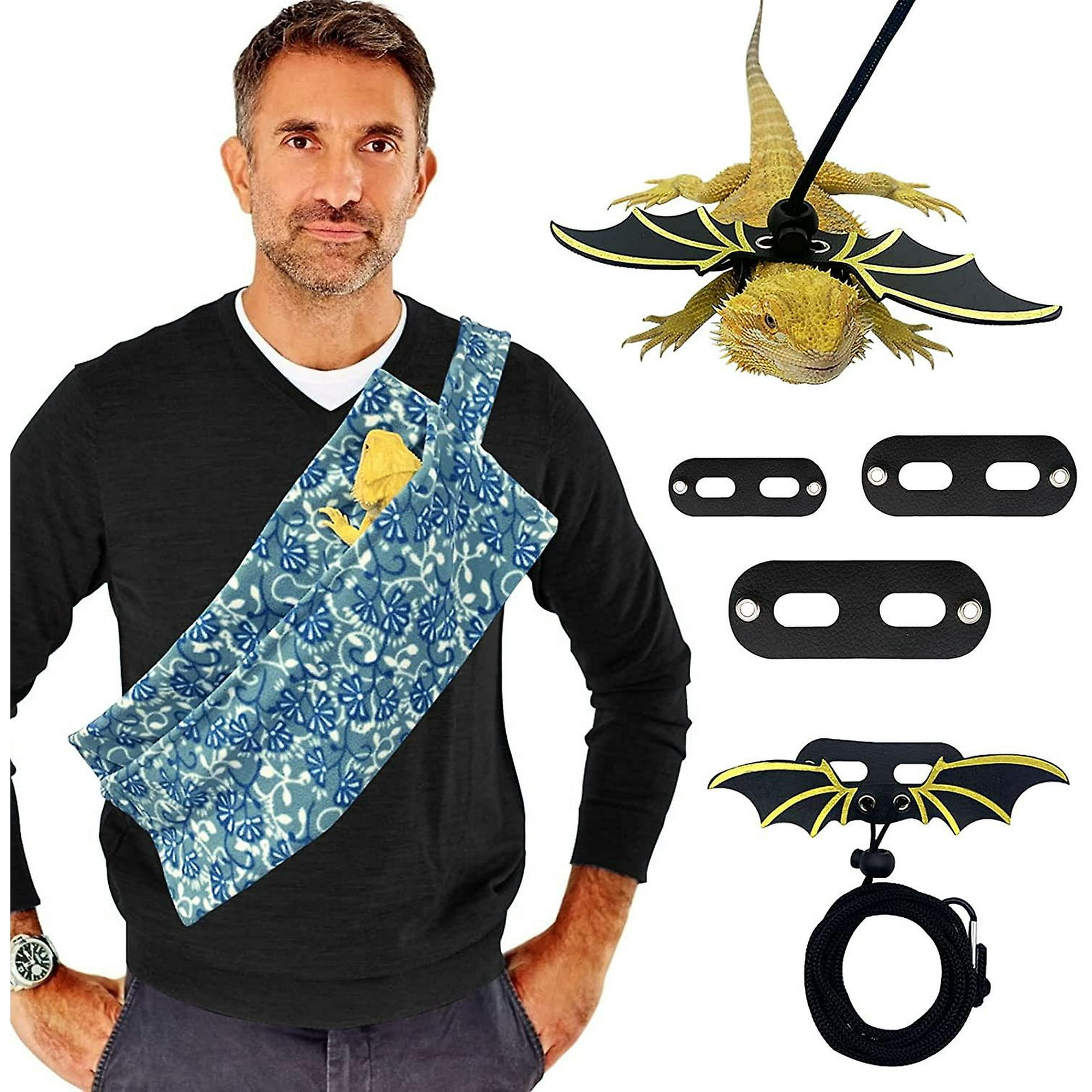 Bearded Dragon Carrier Reptile Carrier Adjustable Bearded Dragon Sling Walmart