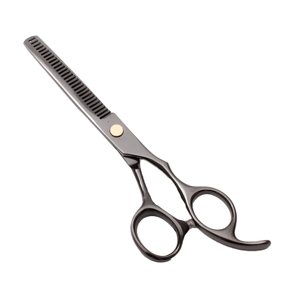 9PCS Barber Scissors Hairdressing Scissors Set Black Pro Scissors Set –  Luckyfine