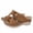Brown, variant on Wedge Sandals for Women Slip On Platform Wedge Sandals Summer Casual Walking Shoes Brown 6.5