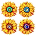 thumbnail image 3 of Courtyard Garden Home Sun Wall Decoration Iron Decorative Ornaments 12*12In, 3 of 9