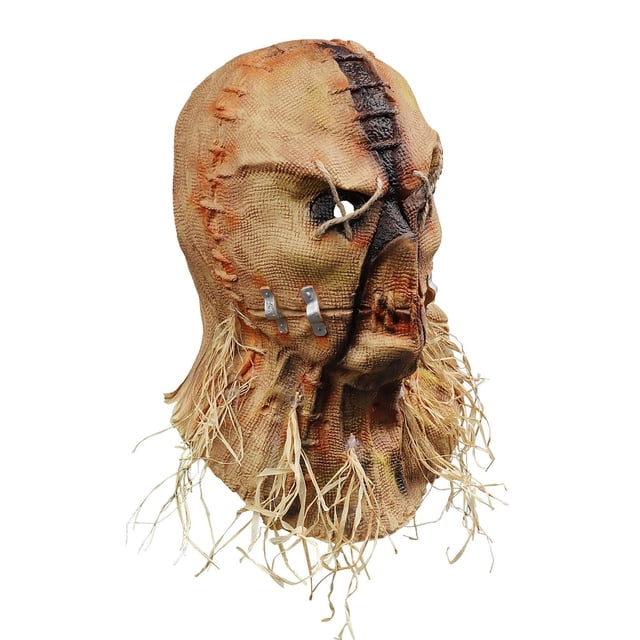 Funda para cabeza de espantapájaros de Halloween con guantes y sombrero, disfraz de Halloween, tocado para fiesta de disfraces, Cosplay