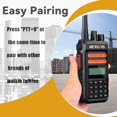 thumbnail image 4 of Radios bidireccionales GMRS de largo alcance Retevis RT76P de Walkie Talkies (4), 4 of 9