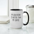 thumbnail image 4 of CafePress - My Girlfriend Is Hotter Than My Coffee Mugs - 15 oz Ceramic Large White Novelty Mug, 4 of 4