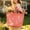 Orange, variant on Striped Tote Bag Waterproof, Usupdd Glossy PVC Large Capacity Handbag, Beach Shopping Travel Daily Use Multiple Colorful, Blue