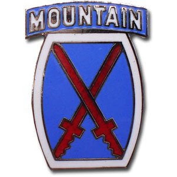 10th Mountain Division Lapel Pin