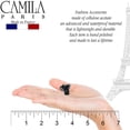 thumbnail image 5 of Camila Paris AD115/6 French Hair Clip for Women, Set of 6 Extra Small Girls Hair Claw Clips Jaw Fashion Durable Styling Hair Accessories for Women, Strong Hold No Slip Grip, Made in France, 5 of 6