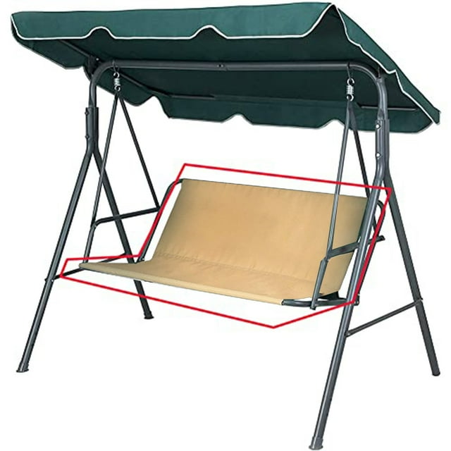 Housse de Siège de Balançoire de Jardin Imperméable 600D / Résistante aux UV / Installation Facile beige