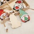 thumbnail image 5 of CSCHome 12PCS Christmas Durable Faceless Gnome Doll Wooden Hanging Decor for Room Office Decor, 5 of 5