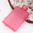 thumbnail image 3 of Water Bottle, Reusable Water Bottles - Small , Refillable Flat Memo Rectangle Pocket Drinking Bottle, Slim , 400ml - Red, 3 of 6