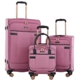 thumbnail image 1 of Set de equipaje Kensie Hudson Softside Spinner Mellow Mauve, 3 unidades, 1 of 4