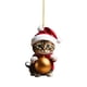 thumbnail image 3 of Colgante de Gato para Árbol de Navidad, Acrílico 2D, Adorno Navideño Colgante, Divertido Adorno Navideño con Gatos, Adorno Navideño, Joyería para Árbol de Navidad., 3 of 7