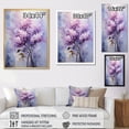 thumbnail image 4 of Designart "Full Glory Of Lilac Flowers III" Lilacs Floater Framed Canvas Art Print, 4 of 5