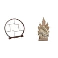 thumbnail image 1 of Estatua De La Sagrada Familia, Soporte De Exhibición De Madera, Escultura Clásica Cristiana Católica, Figura De Resina Para Decoración Del Hogar, Mesa De Oficina, Estante Antiguo, 1 of 8