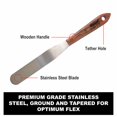 thumbnail image 3 of Albion Engineering 258-G01 9-Piece Classic Spatula Set in Tool Wrap Navy, 3 of 4
