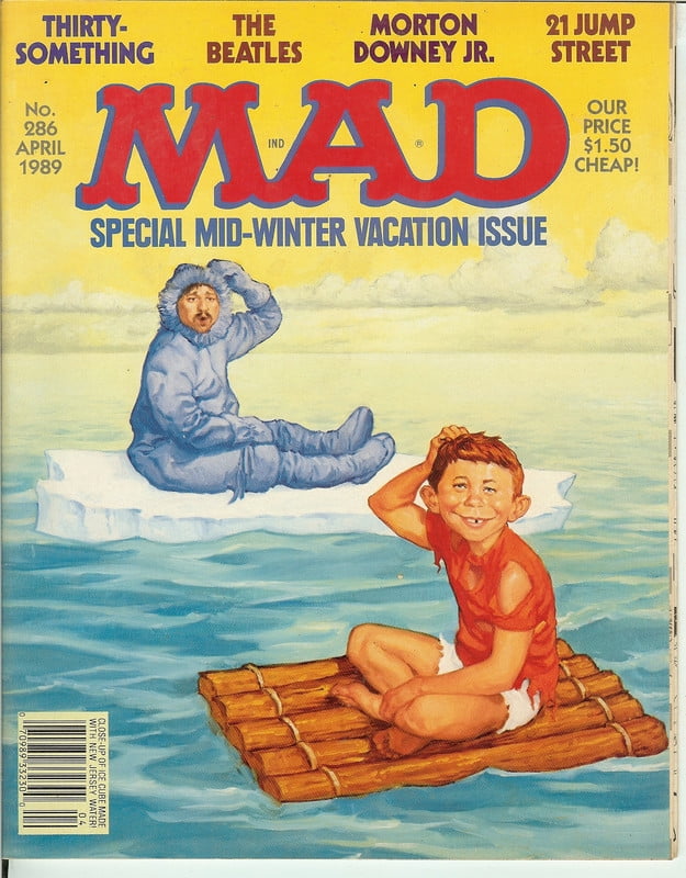 MAD Magazine Vintage Collectible #286 APRIL 1989