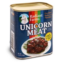 Canned Pratical Joke Unicorn Meat