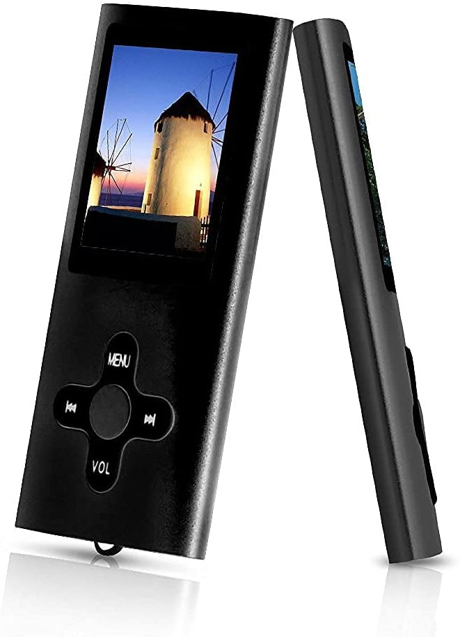 MP4 Player MP3 Player Hotechs MP3 Music Player with 32GB Memory SD Card Slim Classic Digital LCD 1.82'' Screen Mini USB Port with FM Radio Voice Record 