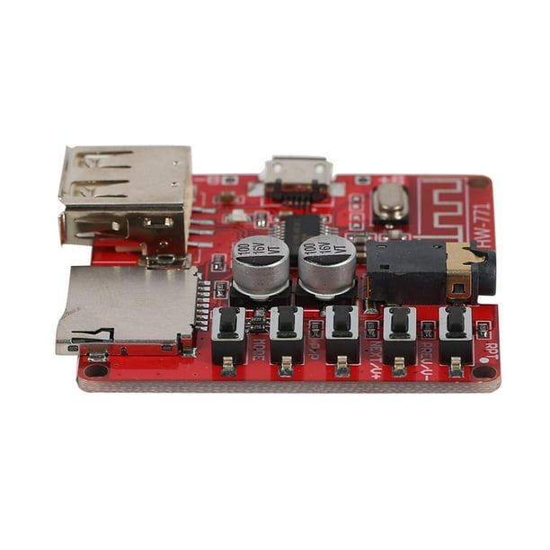 Coche Bluetooth 4.1 MP3 WAV Placa de decodificación Altavoz Amplificador DIY Receptor modificado