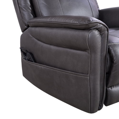 MAYEERTY Motor 240°Swivel Rocker Recliner Chair with Massage & Heat, Infinite Positions & Extendable Footrest