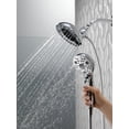 thumbnail image 6 of Delta 58480-25-Pk In2ition 2.5 GPM Multi Function Shower Head - Stainless Steel, 6 of 6
