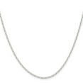 thumbnail image 3 of Auriga 925 Sterling Silver Polished and Diamond-cut 1.75 mm Marine Link Chain Necklace for Women 24", 3 of 6