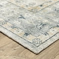 thumbnail image 4 of Oriental Weavers Windham Hand-made Wool Blend Area Rug - WIN01 - 6' x 9' - in Grey/ Blue - Vintage Inspired, Hand-Made Wool Blend Rugs, Dining, Living Room Rug, 4 of 5