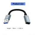 thumbnail image 5 of Yokua USB Converter Cord USB 3.0 to Type-C Adapter Cable 5Gbps Data Charging Cable, 5 of 9