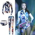 thumbnail image 3 of 3pcs/Set Women Wetsuit Snorkeling Diving Suit Surfing Shorts Jacket , Multi Color, M M, 3 of 8