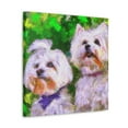 thumbnail image 2 of Maltese In Impressionism - Canvas, 2 of 10