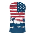 thumbnail image 6 of Kctiaxy Tank Tops for Women Independence Day Patriotic V Neck Sleeveless Tops Fashionable Casual Ribbed Summer Tops for Beach Vacation, 6 of 6