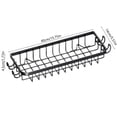 thumbnail image 3 of Stainless Steel Kitchen Rack, Countertop Sponge Holder With Drainage Holes, for Sink-Side Storage, Black, 3 of 5