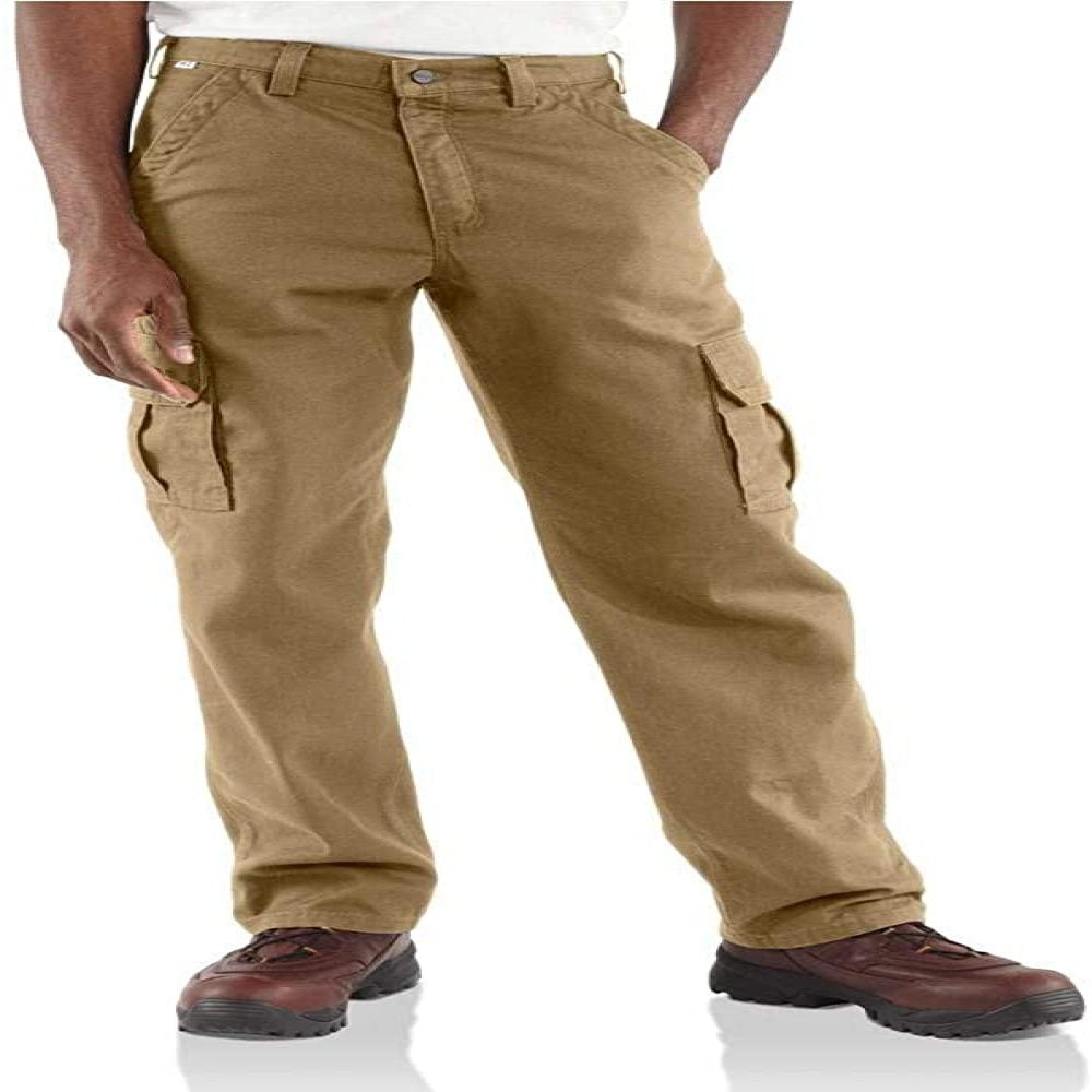 Tall Mens Cargo Pants 100% Cotton 