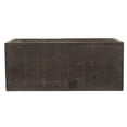 thumbnail image 1 of Black Washed Wooden Planter, 1 of 1