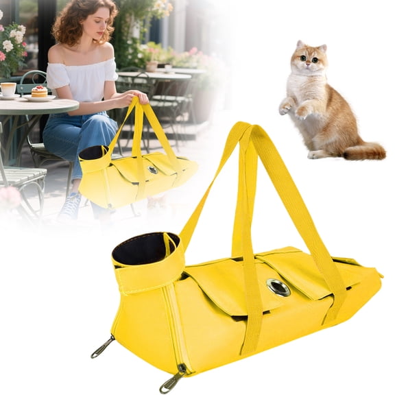Portable Pet Carrier Backpack for Cats,Small Dogs,Rabbits,Birds Hedgehogs Lightweight Travel Carrier Bag with Breathable Design, Adjustable Strap Vet Visit,Outdoor Hangbag for Turtles Squirrels