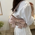 thumbnail image 4 of Lindo Bowknot Decoración Pequeño Monedero PU Cuero Dulce Bolso Embrague Monedero para Mujer, 4 of 6