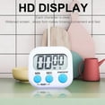 thumbnail image 6 of 2Pcs Digital Kitchen Timer For Cooking Big Digits Loud Alarm Magnetic Cook Timer, 6 of 6