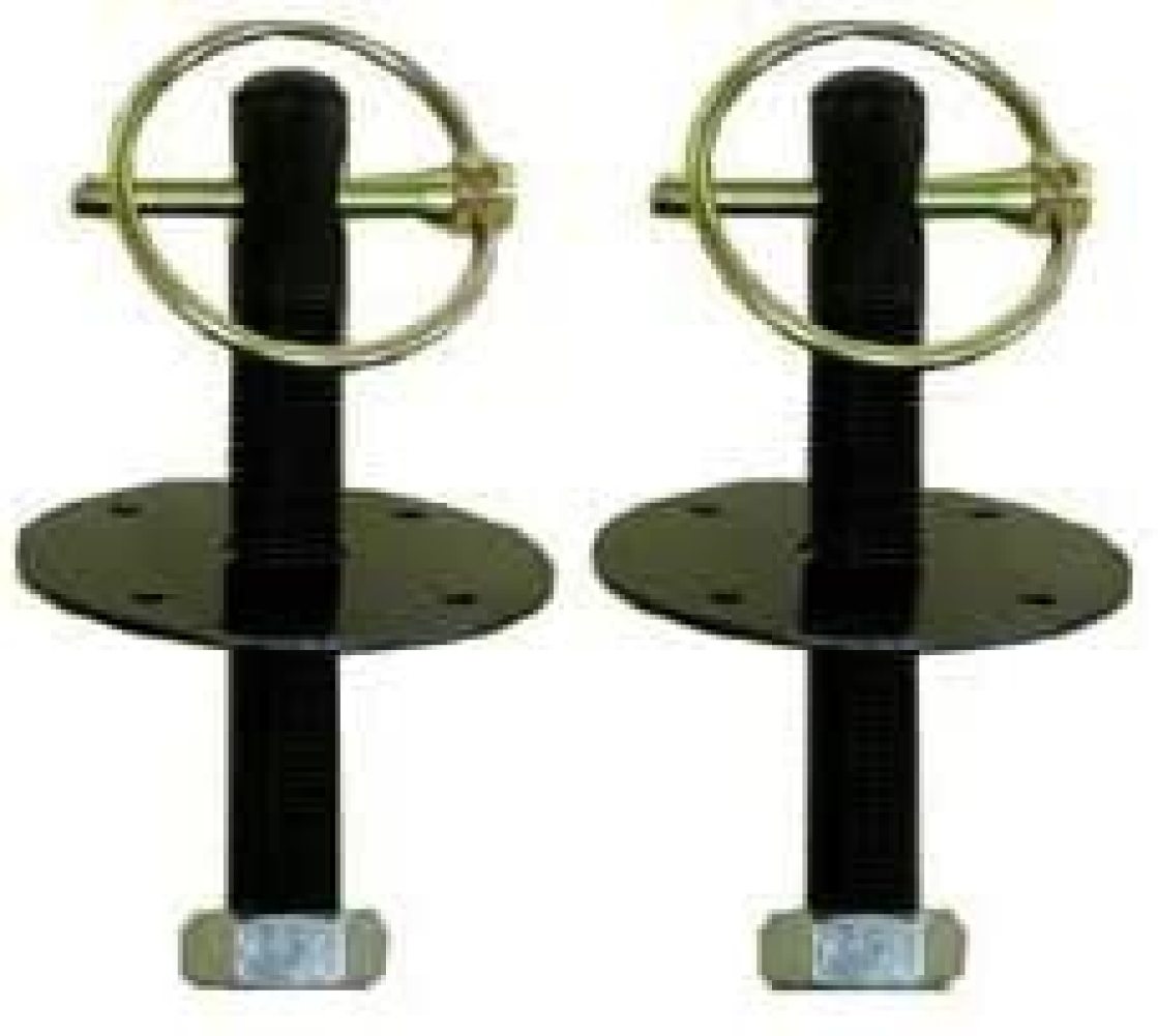 RovKeav Black Hood Pin Kit Pins Aluminum 1/2" IMCA UMP Modified