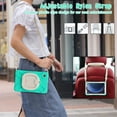 thumbnail image 5 of Allytech Rugged Case for Samsung Galaxy A9 8.7" SM-X110 X115, 360 Rotating Stand Heavy Duty Shockproof Hybrid PC TPU Protective Bumper Kids Friendly Case Cover with Shoulder Strap, Mint, 5 of 12