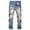 K-Light Blue, variant on WMQPNNS Boy's Ripped Jeans Straight Fit Pants Boys Baggy Jeans 10-12 Distressed Fashion Denim Pants Stretch Fashion Jeans Pants Casual Streetwear(Size 9-10 Years, K-Light Blue)