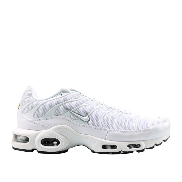 farligt Drastisk Sølv Nike Air Max Plus Triple White/Black-Cool Grey Men's Running Shoes  604133-139 - Walmart.com