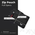 thumbnail image 4 of Water Resistant Wallet Credit Card Holders Stylish Cards Case Simple Coin Purse Small Wallet for Woman and Man, 4 of 6