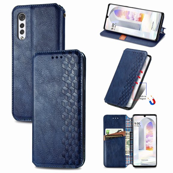 Case for LG Velvet 5G Cover Magnetic Protective Wallet Flip Case
