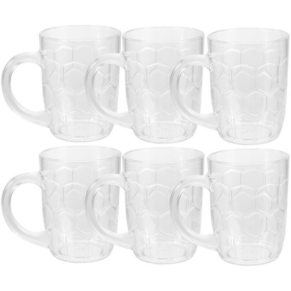 HONITANO Party Glasses Classy 6Pcs 4.3X3X3.9In